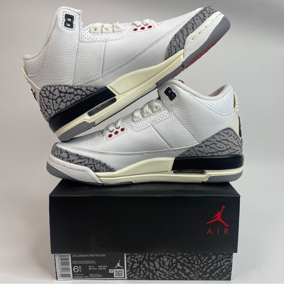 Nike Air Jordan 3 Retro GS Reimagined “White Cement” 2023 - Picture 3 of 4